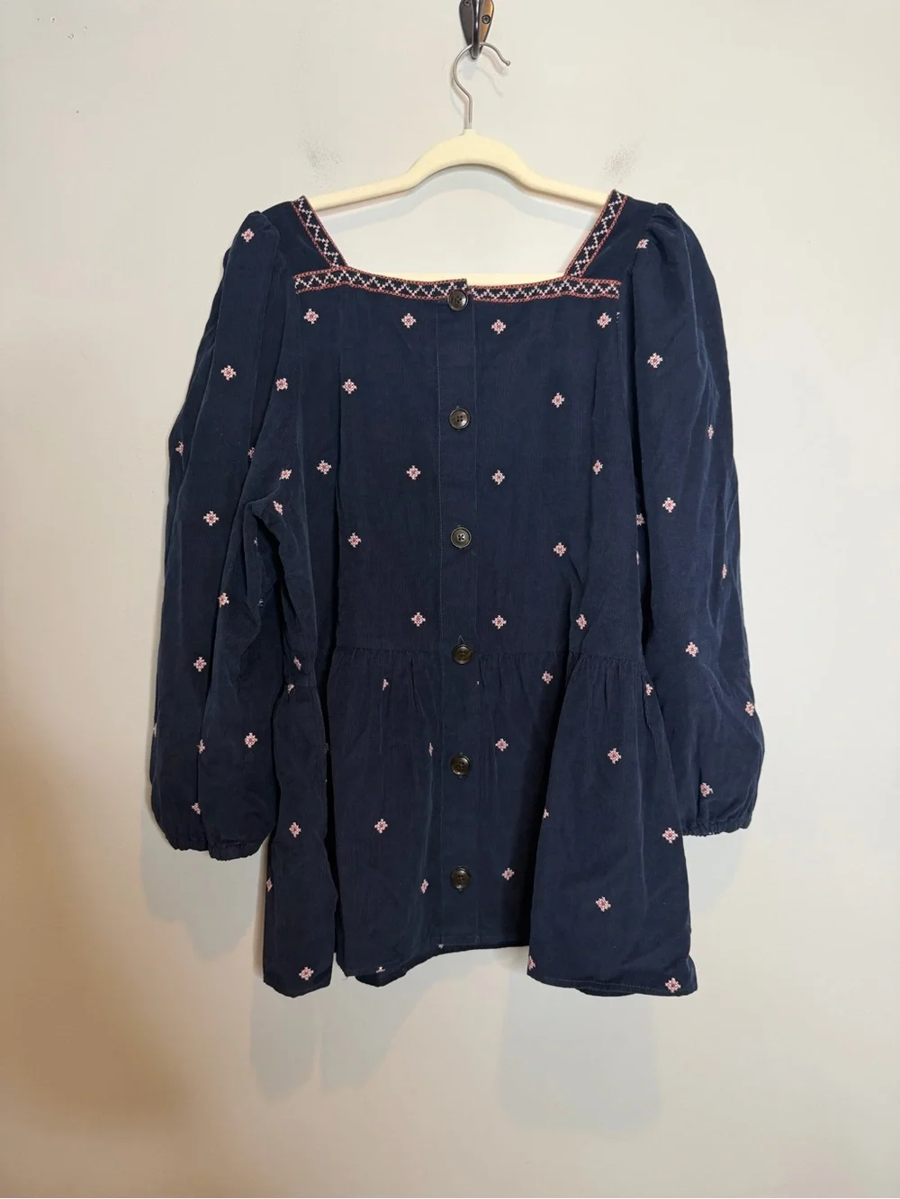 Madewell embroidered corduroy